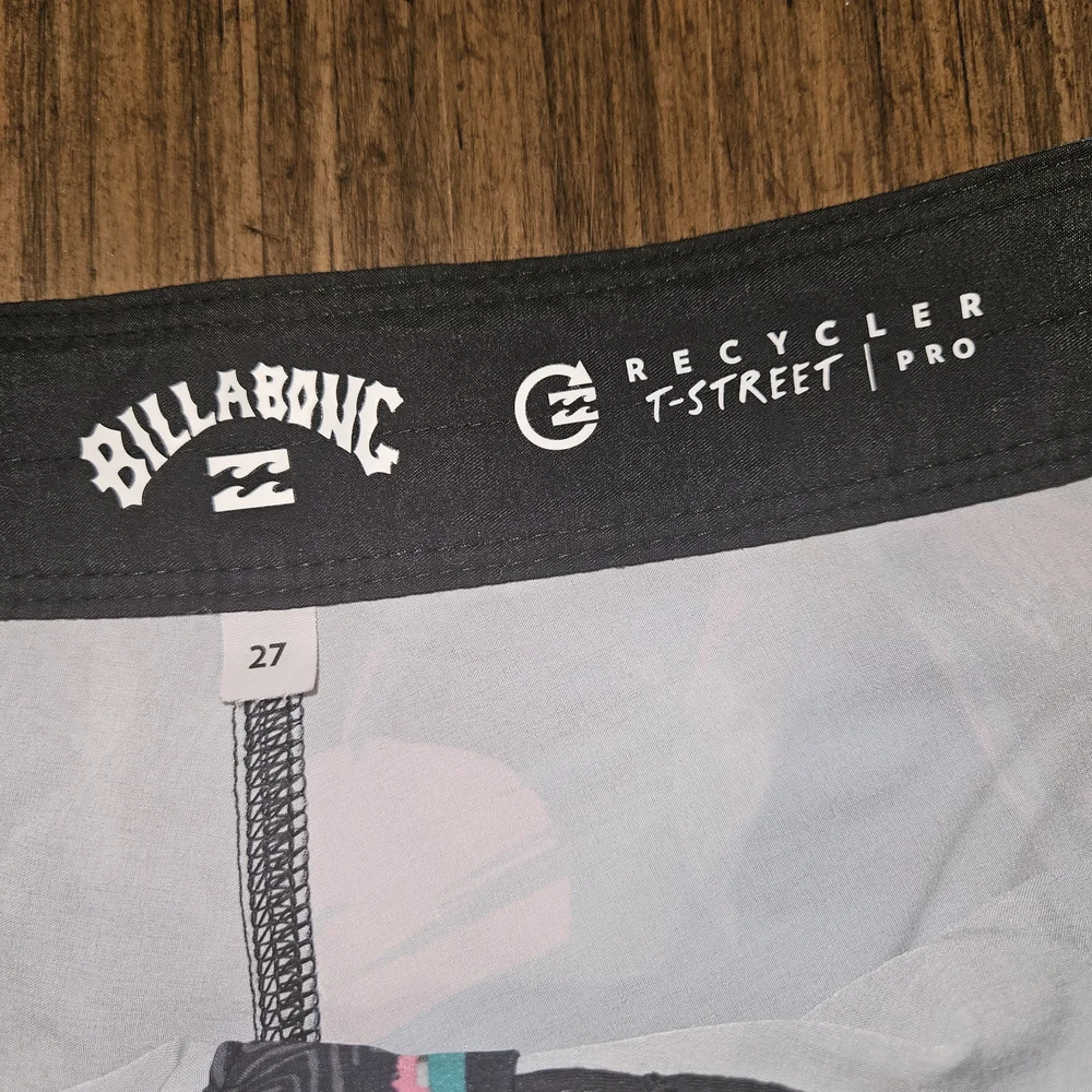 Billabong Black and Blue Tropical Board Shorts